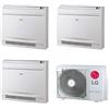 Lg - Climatizzatore a console LG trial split da 9000+9000+12000 btu UQ09F+UQ12F inverter con R32 in A+++ MU3R19