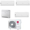 Lg - Climatizzatore LG Libero Smart Console wifi quadri split 9000+9000+9000+12000 btu inverter in R32 MU4R25 A++