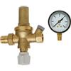 Gruppo di riempimento automatico da 1/2" ICMA 249 con valvola di ritegno e manometro