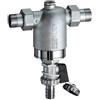Far - Filtro per impianti Far 3943 da 3/4" pollici cromato con attacchi maschio maschio e attacco manometro