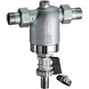 Far - Filtro per impianti Far 3943 da 1" pollice cromato con attacchi maschio maschio e attacco manometro