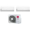 Lg - Climatizzatore LG Libero Smart wifi dual split 7000+12000 btu inverter in R32 MU2R17 in A++