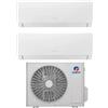 Gree - Condizionatore dual split con inverter da 9000+9000 Gree Pular Wifi in A++ con R32 GWHD(14)NK6OO
