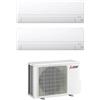 Mitsubishi - Climatizzatore Mitsubishi BT dual split 7000+9000 btu con inverter in R32 WI-FI incluso in A+++ MXZ-2F42VF