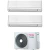 Toshiba - Climatizzatore Toshiba New Seiya dual split 10000+10000 Btu RAS-2M14G3AVG-E inverter in R32 in A+++