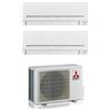 Mitsubishi - Climatizzatore Mitsubishi AP wifi dual split con inverter da 7000+7000 R32 in A+++ MXZ-2F42VF