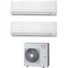 Toshiba - Climatizzatore Toshiba Seiya Classic dual split 10000+13000 10+13 Btu RAS-2M14G3AVG-E inverter in R32 in A+++