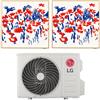 Lg - Climatizzatore LG ArtCool Gallery Photo WiFi dual split 9000+12000 btu inverter R32 MU3R19 in A+++