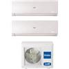 Haier - Climatizzatore Dual Split Haier Flexis Plus White Wifi 9000+12000 Btu inverter R32 2U40S2SM1FA A++