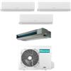 Hisense - Climatizzatore Inverter Hisense Canalizzato Ecosense Wi-fi Quadri Split 9000+9000+9000+18000 Btu 4AMW81U4RJC R-32 A++