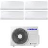 Samsung - Climatizzatore Samsung Cebu S2 Wi-Fi quadri split 9000+9000+9000+12000 btu inverter A++ in R32 AJ080TXJ4KG