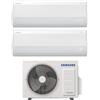 Samsung - Climatizzatore Samsung WindFree Avant S2 wifi dual split 12000 + 12000 btu inverter A+++ in R32 AJ050TXJ2KG