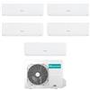 Hisense - Climatizzatore Inverter Hisense IQ Plus Wi-fi Penta Split 9000+9000+9000+9000+9000 Btu 5AMW125U4RTA R-32 A++