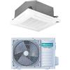 Hisense - Climatizzatore Hisense serie super cassetta round flow R32 36000 btu AUC105UR4RKC8 inverter in A++