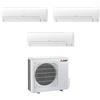Mitsubishi - Condizionatore Mitsubishi MSZ-HR trial split 9000+9000+9000 btu inverter A++ in R32 MXZ-3HA50VF