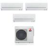 Mitsubishi - Condizionatore trial split con inverter da 7000+7000+7000 Mitsubishi AP WI-FI R32 in A+++ MXZ-3F54VF