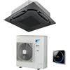 Daikin - Climatizzatore cassetta Daikin a 4 vie Round Flow Inverter da 42000 btu FCAG125B R32 colore nero