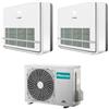Hisense - Climatizzatore con inverter dual split Console Hisense AKT26 9000+9000 Btu R32 in A++