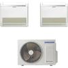 Samsung - Condizionatore con inverter dual split Console Samsung AJ026TN 9000+9000 Btu R32 in A+++ AJ040TXJ2KG