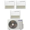 Samsung - Condizionatore con inverter trial split Console Samsung 9000+9000+9000 Btu R32 in A+++ AJ052TXJ3KG