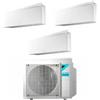 Daikin - Climatizzatore Daikin Trial Split Inverter Serie Emura White III 7+7+12 7000+7000+12000 Btu A+++ WiFi R32 3MXM52A