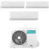 Hisense - Climatizzatore Inverter Hisense Ecosense Wi-fi Trial Split 7000+7000+12000 Btu 3AMW72U4RJC R-32 A++