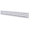 Tecnosystemi - Tecnosystemi Diffusore Lineare con serranda a 3 Feritoie in Alluminio verniciato bianco L.800 PWD301628