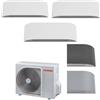 Toshiba - Climatizzatore Toshiba Haori trial split 7000+10000+10000 7+10+10 Btu RAS-3M18G3AVG-E inverter in R32 in A+++