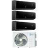 Diloc - Climatizzatore Inverter Diloc Over Black trial split 9000+9000+9000 Btu D.Over321 R 32 A+++ Wi-fi Integrato