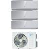 Diloc - Climatizzatore Inverter Diloc Over Silver trial split 9000+9000+9000 Btu D.Over321 R 32 A+++ Wi-fi Integrato