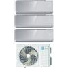 Diloc - Climatizzatore Inverter Diloc Over Silver trial split 9000+9000+12000 Btu D.Over321 R 32 A+++ Wi-fi Integrato