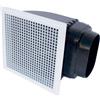 Tecnosystemi - Tecnosystemi Diffusore per condizionatore a maglia quadra in plastica ABS bianca con plenum