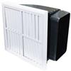 Tecnosystemi - Tecnosystemi Diffusore per condizionatore multidirezionale ad alette regolabili in plastica ABS bianca con plenum