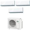 Fujitsu - Climatizzatore trial split Fujitsu KN da 7000+7000+7000 btu Wi-fi inverter R32 A++ AOEG18KBCA3