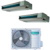 Hisense - Condizionatore Canalizzato Hisense Dual Split Inverter 12000+12000 Btu A++ 2AMW52U4RXC in R32