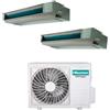 Hisense - Climatizzatore Hisense canalizzato dual split 12000+12000 btu 3AMW62U4RJC A++ in R32