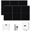 Huawei - Impianto Kit fotovoltaico Huawei con Inverter 10 kw trifase completo di 2 batterie accumulo e 20 pannelli da 520w