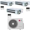 Lg - Climatizzatore canalizzato con inverter LG trial split 9000+9000+12000 btu A+++ MU3R19 in R32