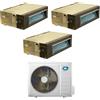 Diloc - Condizionatore canalizzato trial split 9000+9000+9000 Btu Diloc Over A++ D.OVER321 R32 inverter