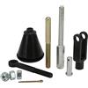 Akozon Automotive Sostituzione Cilindri Principali Frizione Kit Aste Pedale Freno Kit Asta Cilindro Maestro Regolabile Manuale Set Occhielli e Forcelle Sostituzione per GM 1950‑1970