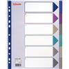 ESSELTE Intercalare in PPL Traslucido 6 tasti - f.to MAXI - 20647