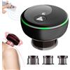ATAUSD Coppettatrice elettrica a infrarossi, massaggiatore elettrico a coppetta, 16 marce, 3 modalità, Cupping Set con 3 bicchieri sottovuoto e telecomando, Smart Cupper Guasha vuoto coppettatrice,