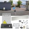 Yakimz Apri cancello scorrevole automatico fino a 1600 kg, 12 m, azionamento per cancello scorrevole, azionamento per porta del garage, con 2 telecomando