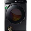 Samsung Lavatrice AI Control WF20DG8650BV/U3 Libera installazione, 20 Kg, Wifi, Ecobubble, AI Wash, Vapore Igienizzante, Carica Frontale, Corpo: Nero, Oblò: Nero, 68,6l x 98,4h x 87,5p cm