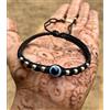 Evil Eye 1 Pz Bracciale in Argento 925 Protezione Malocchio Amuleto Nazariya, Regolabi...
