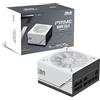 ASUS Prime 850W Gold, Alimentatore Modulare per PC, 850W di Potenza, PCle Gen 5.0, 80 Plus Gold, Standard ATX 3.0, Ventola con Doppio Cuscinetto a Sfera, Bianco, PRIME-850W-GOLD