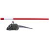 TRIXIE Canna da pesca con topo Squeaky 47cm