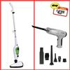 JOYTECK Scopa Elettrica a Vapore 207411 + Aspirabriciole Ricaricabile 21129 Joyteck