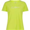 Cmp Woman Co T-Shirt Giallo Fluo Donna