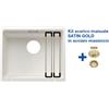 Blanco ETAGON 500-U Bianco + Set Satin Gold 3522231